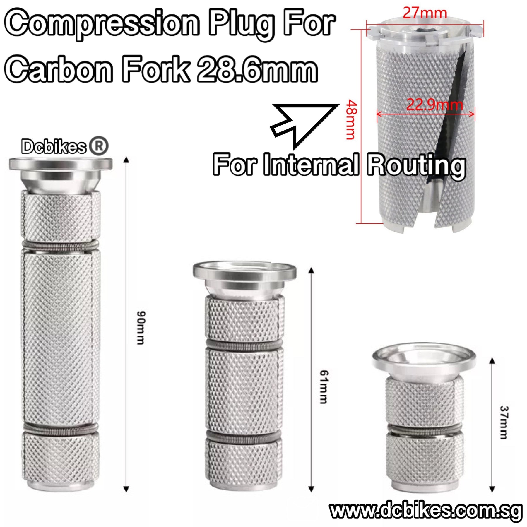 Compression Plug Nut Expander Steerer Adjuster For Carbon Fork – Dcbikes